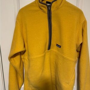 Patagonia Men's Mustard Zip-Up Sweater